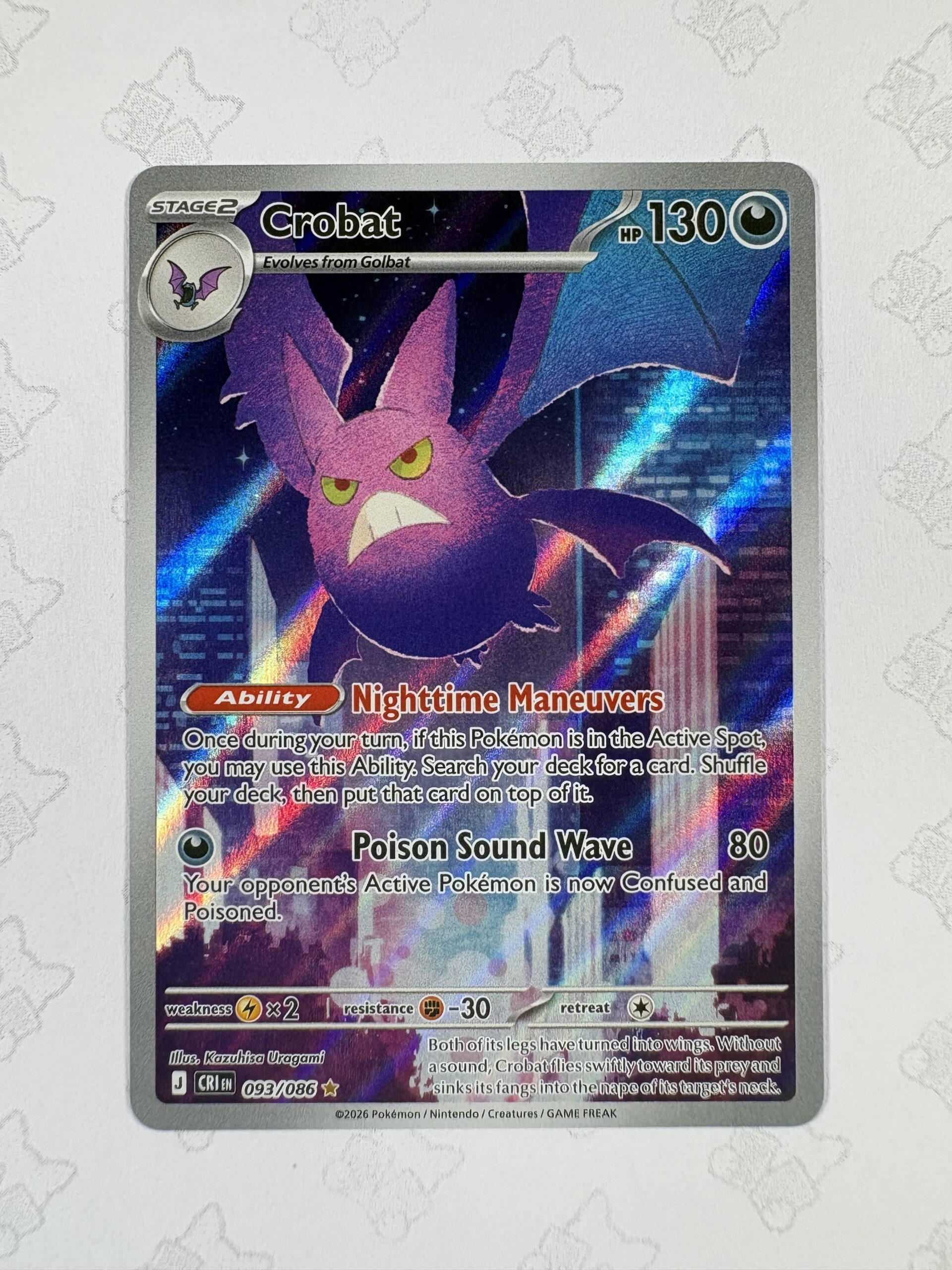 Crobat 093/086 — copy 001 front