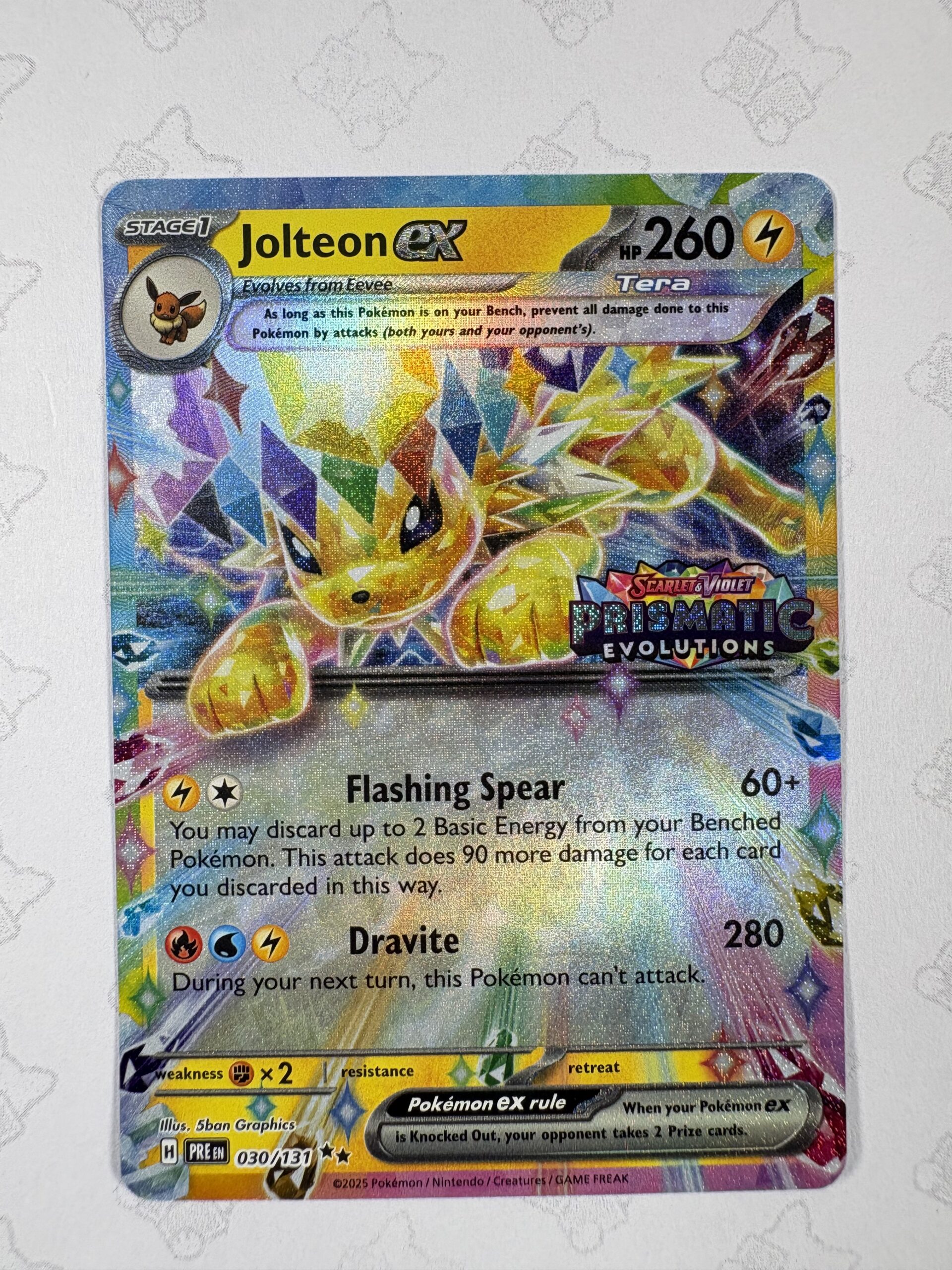 Jolteon ex 030/131 — copy 001 front
