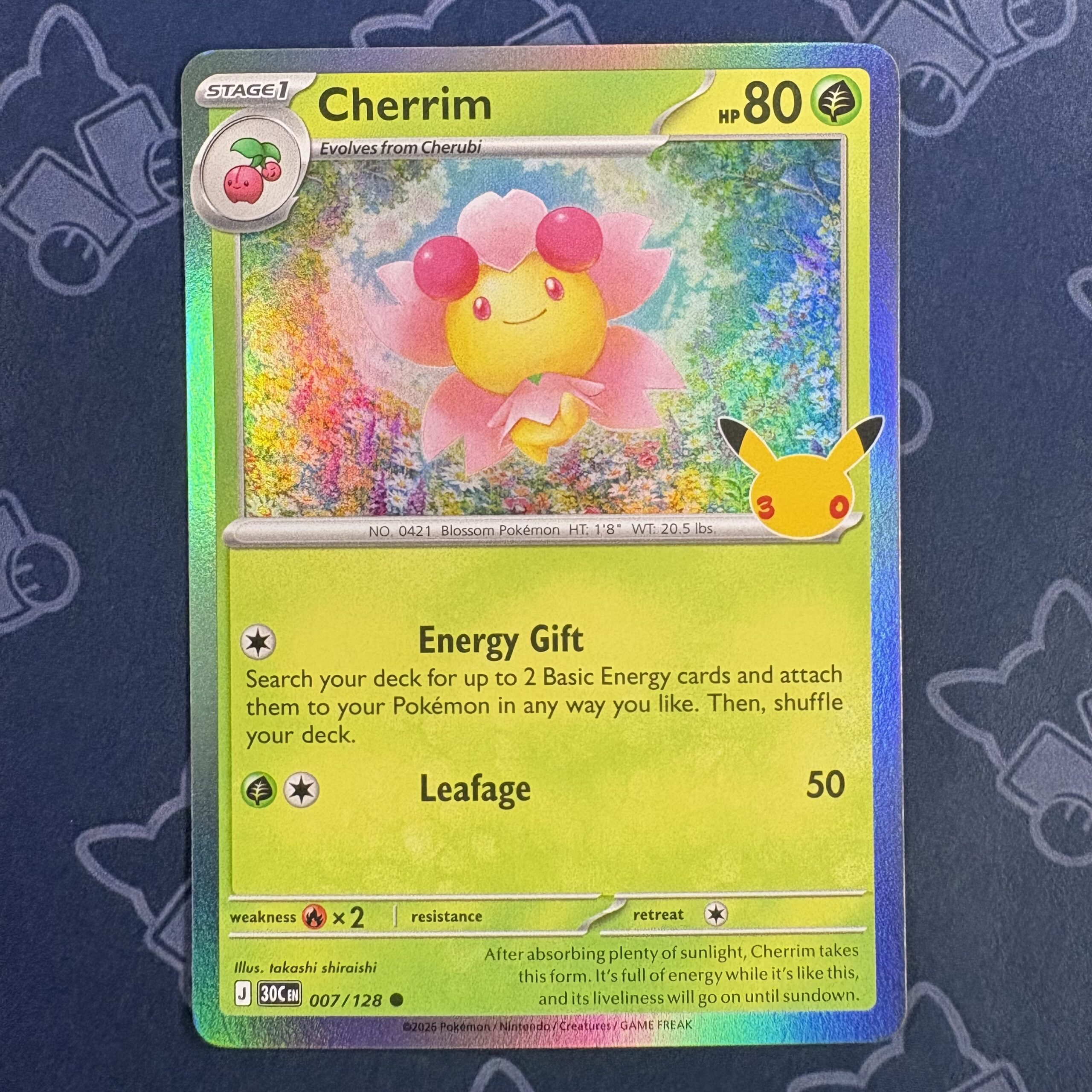 Cherrim 007/128 — copy 001 front