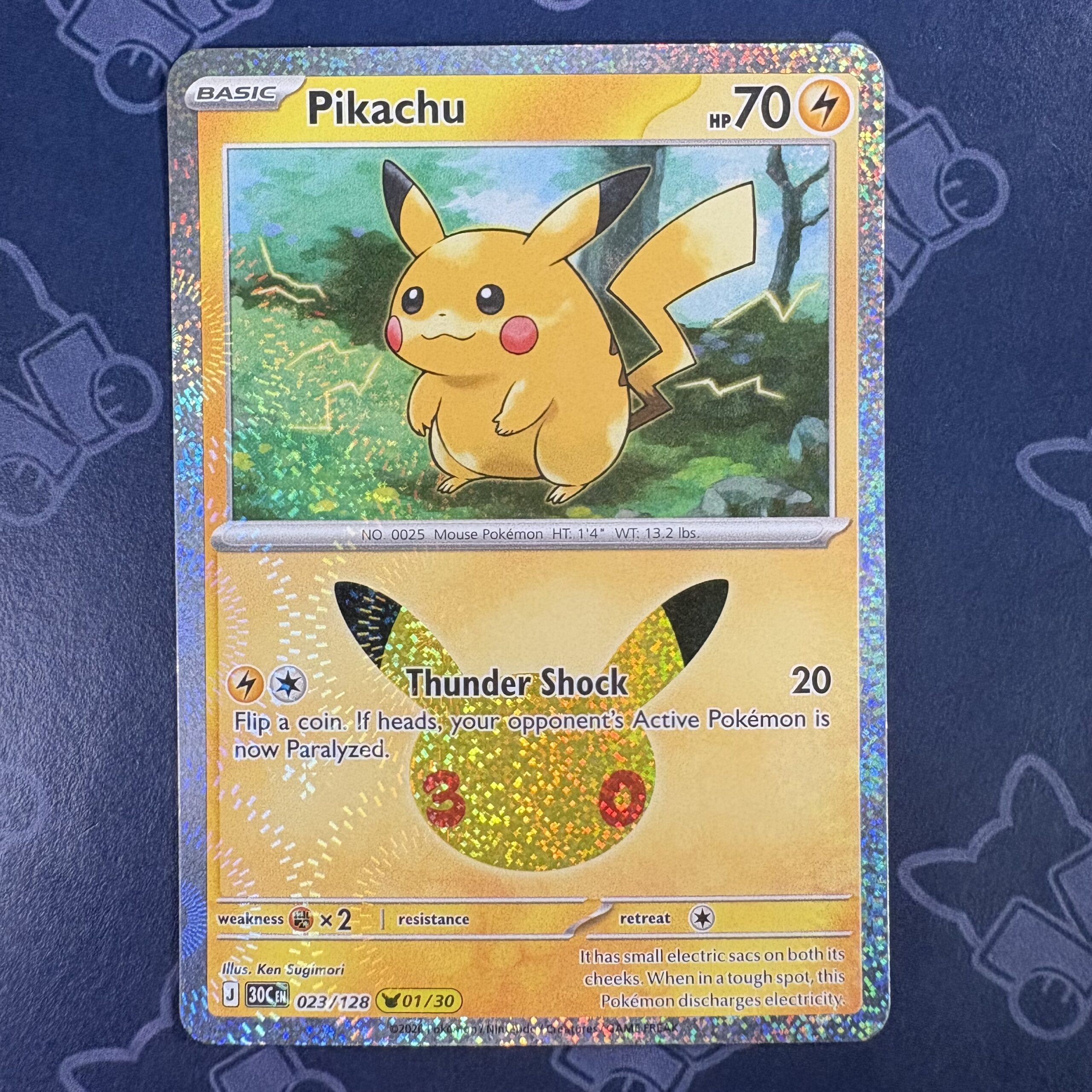 Pikachu 023/128 — copy 001 front