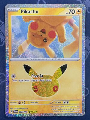 Pikachu 026/128 — copy 001 front