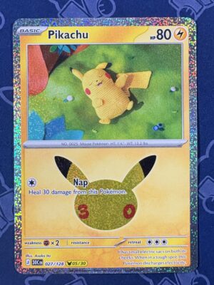 Pikachu 027/128 — copy 001 front