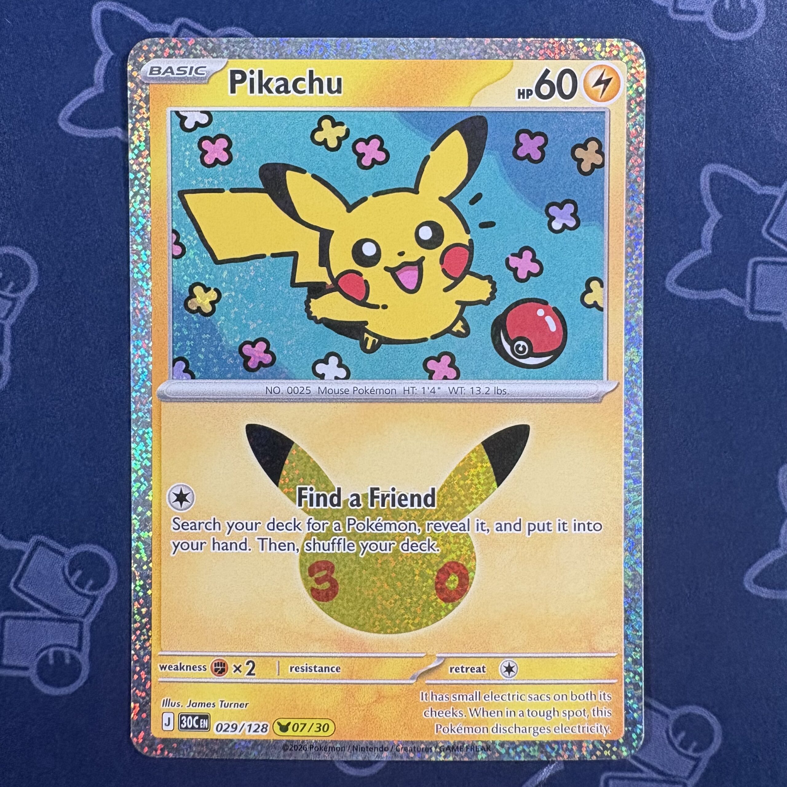 Pikachu 029/128 — copy 001 front