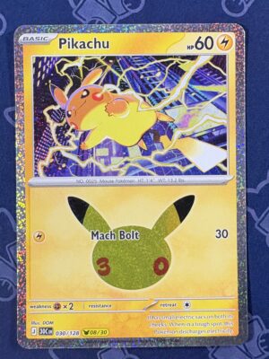 Pikachu 030/128 — copy 001 front