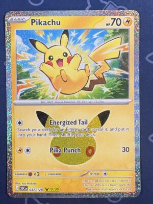 Pikachu 037/128 — copy 001 front