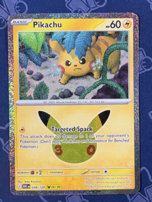 Pikachu 038/128 — copy 001 front
