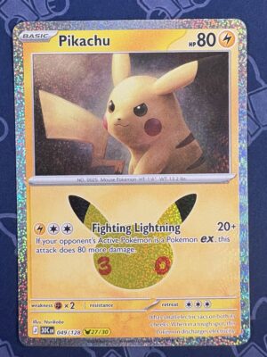 Pikachu 049/128 — copy 001 front