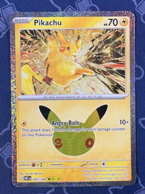 Pikachu 052/128 — copy 001 front