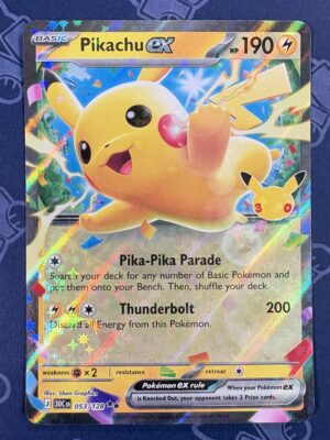Pikachu ex 053/128 — copy 001 front