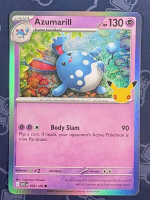 Azumarill 068/128 — copy 001 front
