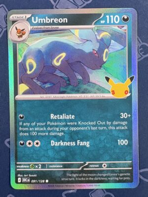 Umbreon 091/128 — copy 001 front