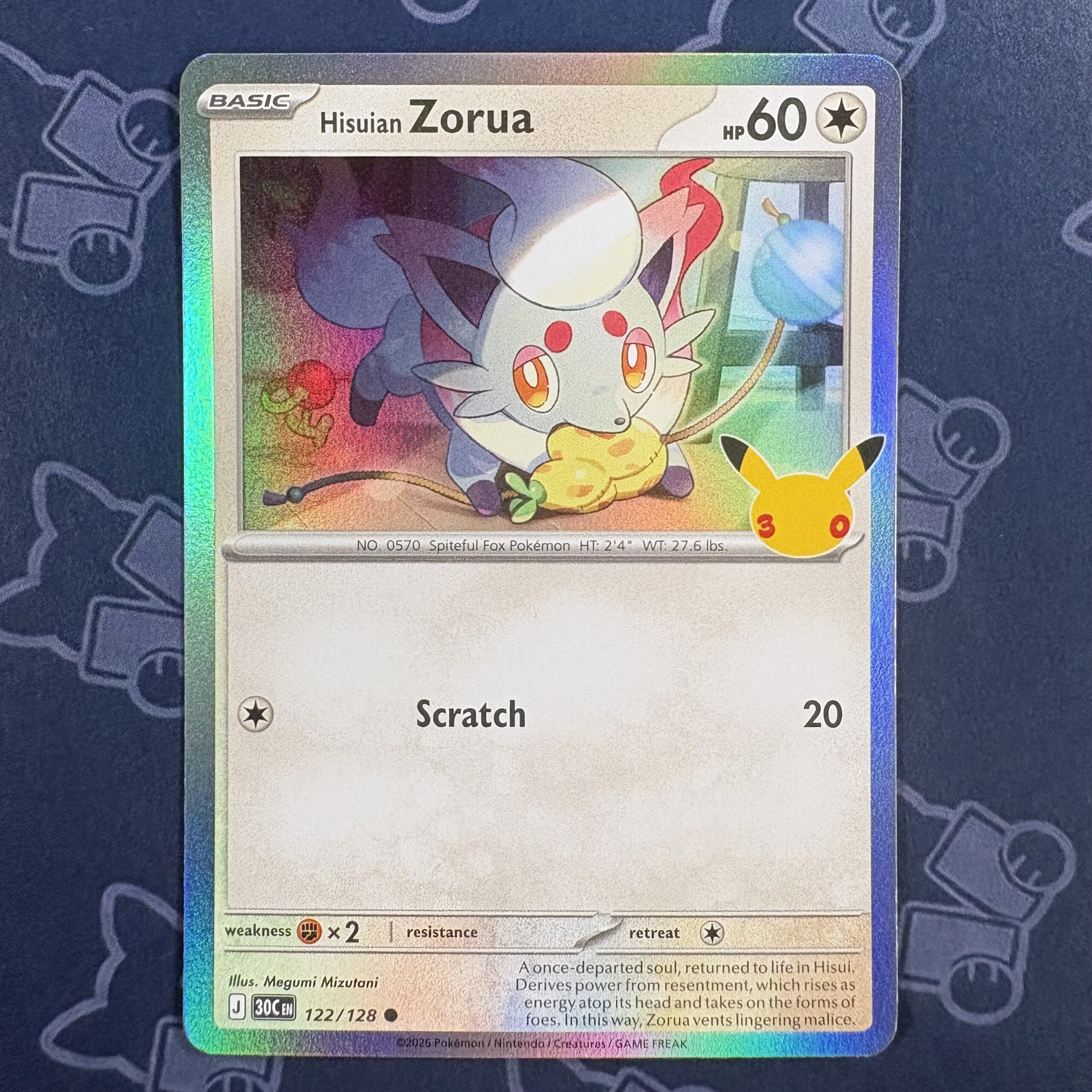 Hisuian Zorua 122/128 — copy 001 front