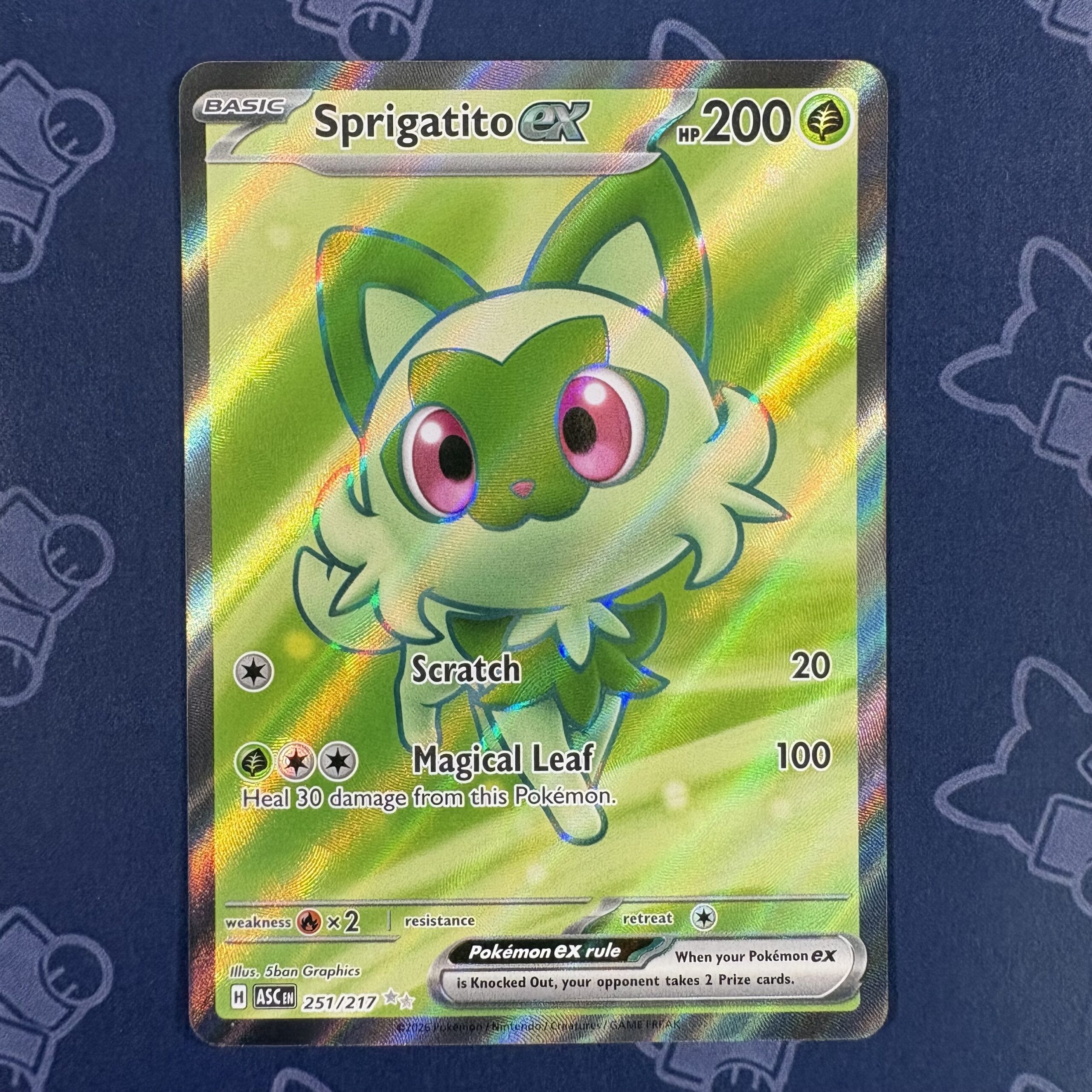 Sprigatito ex 251/217 — copy 001 front