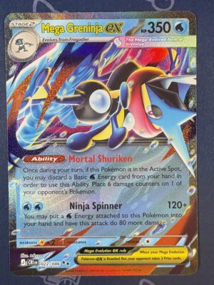 Mega Greninja ex 022/086 — copy 001 front