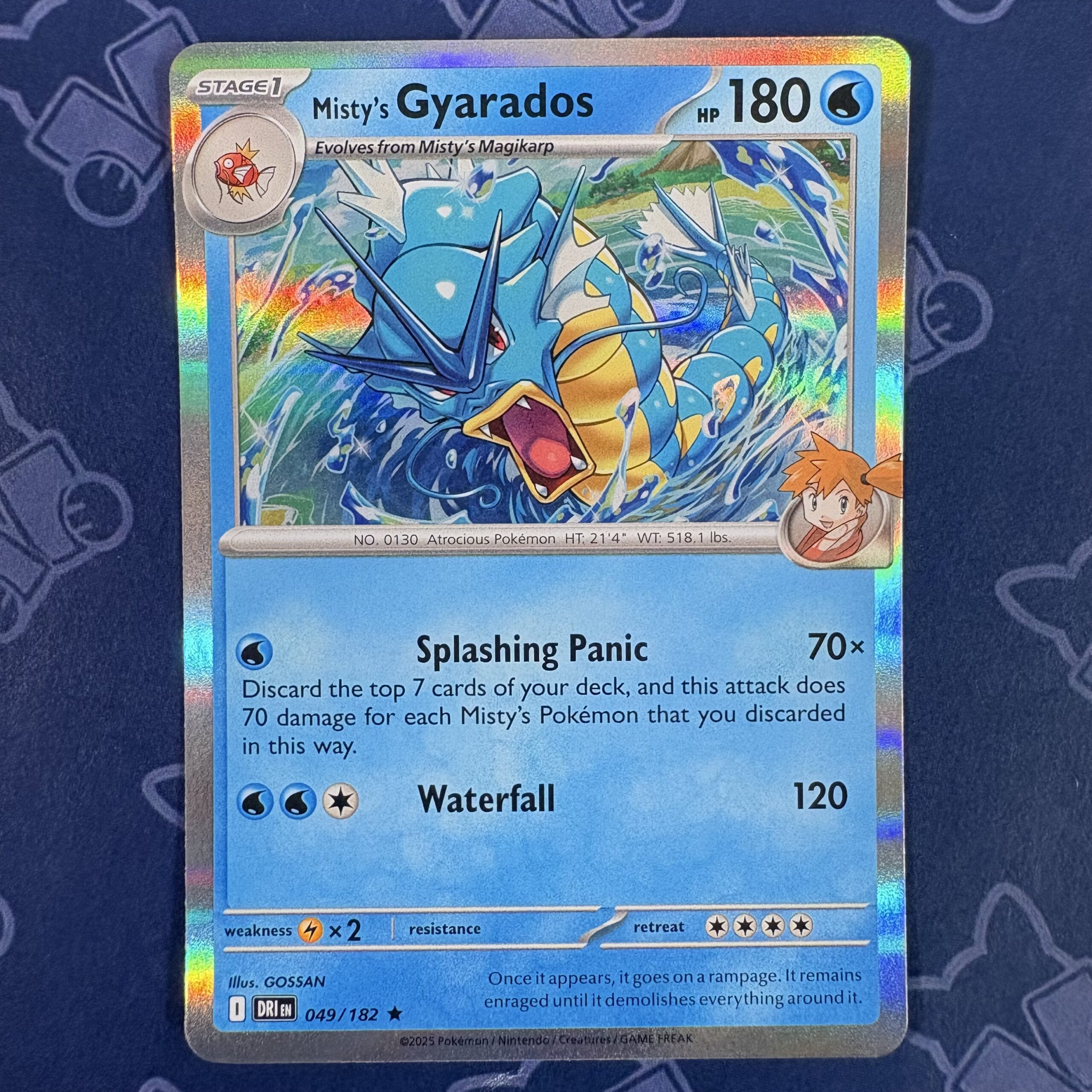 Misty’s Gyarados 049/182 — copy 001 front