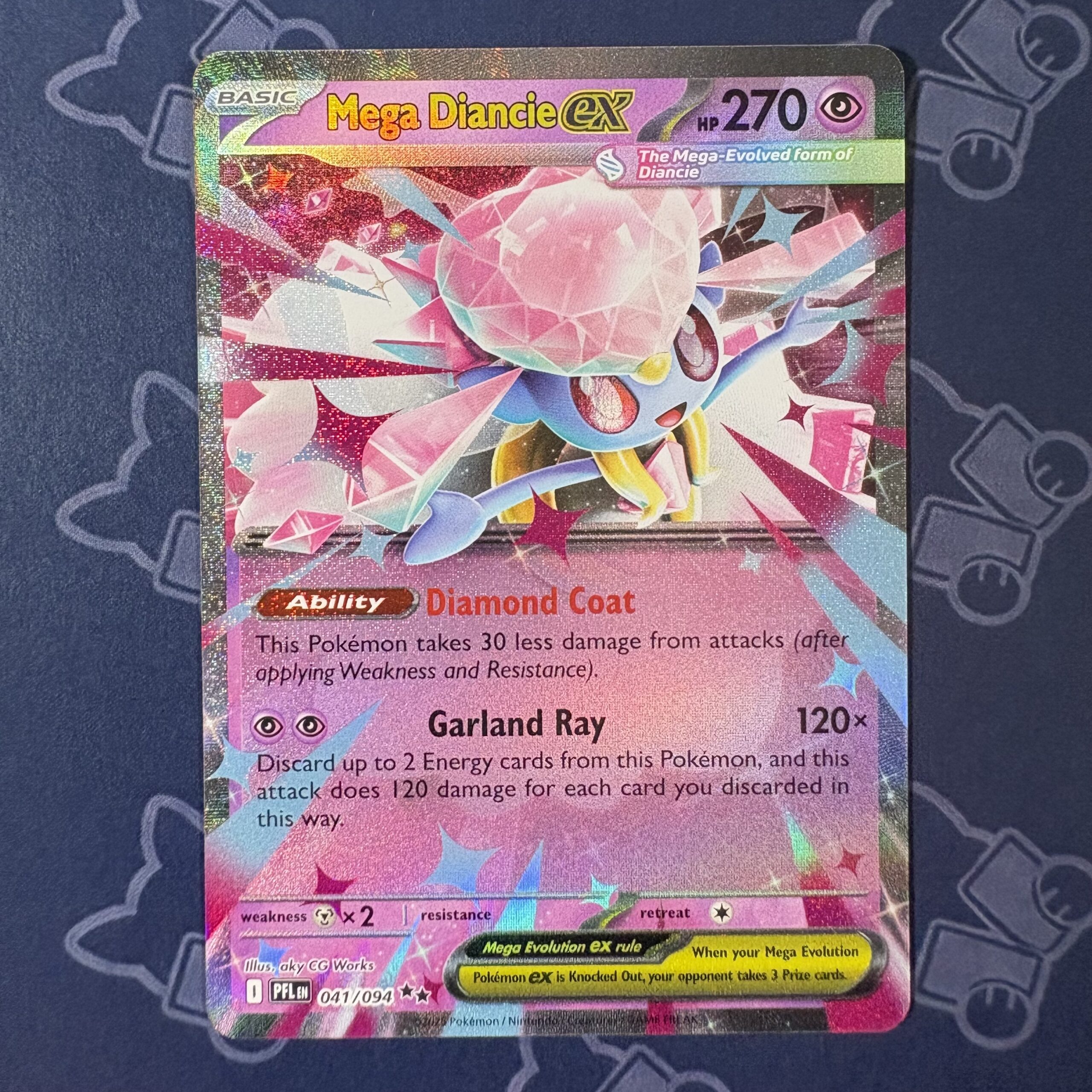 Mega Diancie ex 041/094 — copy 001 front