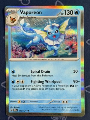 Vaporeon 022/131 — copy 001 front