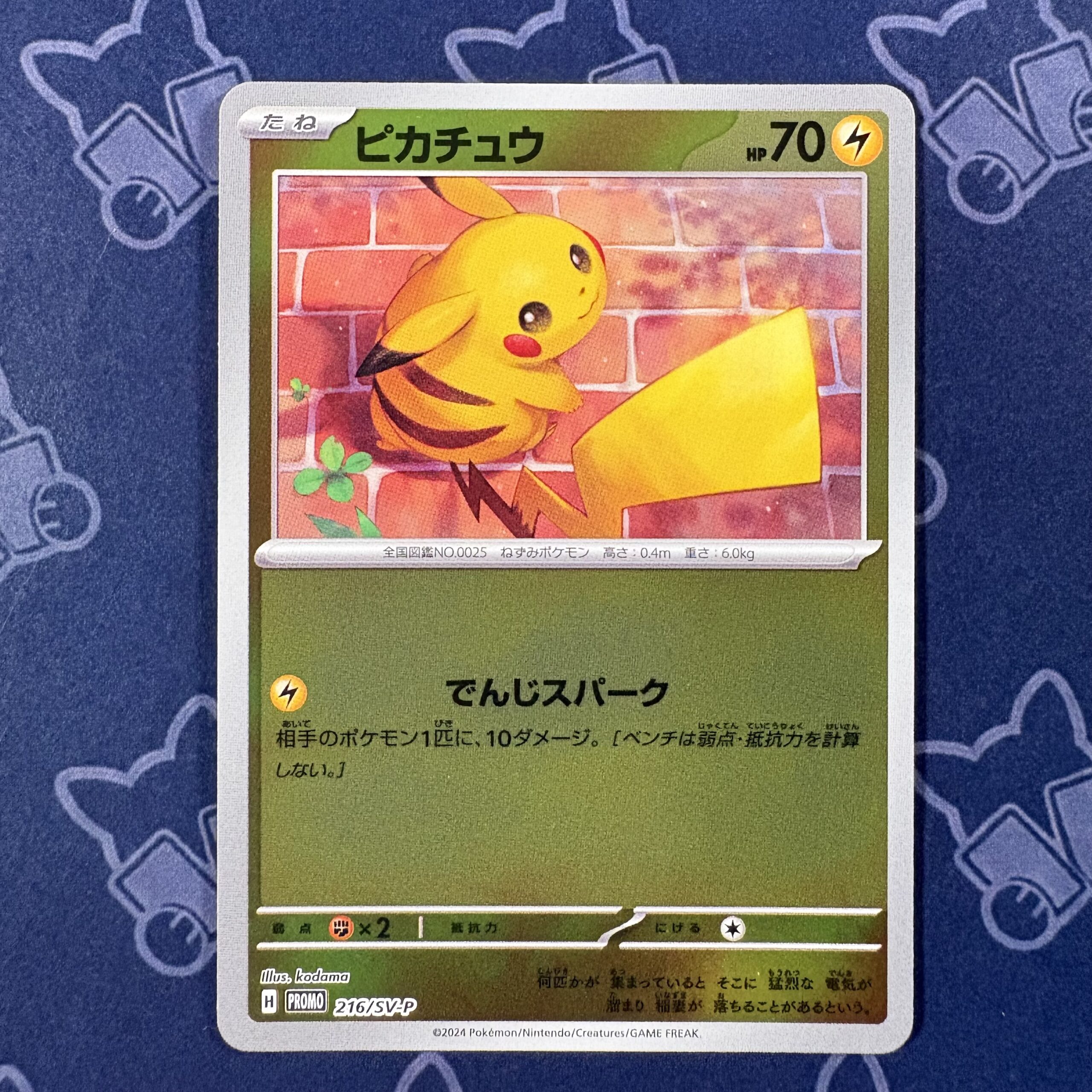 ピカチュウ 216/SV-P — copy 001 front