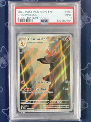 Charmeleon 169/165 English PSA 9 MINT certificate 138950764 slab front